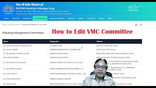 How to Edit or Add VMC members in KV Website [upl. by Eendyc496]