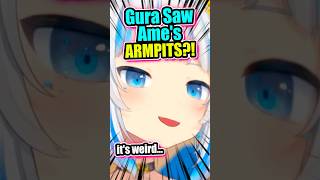 🔥Gura amp Ame COMPARING ARMPITS In Real Life🤔 gawrgura vtuber hololive ameliawatson hololiveen [upl. by Isbella256]