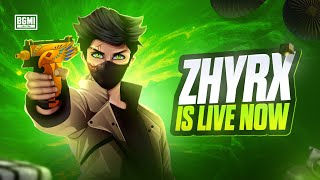 ZHYRX IS LIVE PLAYING SCRIMS  CAN WE HIT 200K TODAY  bgmi [upl. by Arekat]