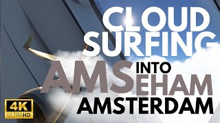 CLOUDSURFING into Amsterdam  FENIX A321SL  MSFS [upl. by Norag]