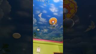 Ceiling painting 3D design Skywallart shortsvideo [upl. by Myk]