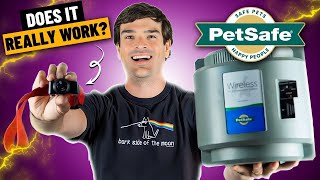 PetSafe Wireless Fence Reviews Watch Me Get SHOCKED [upl. by Ivad18]