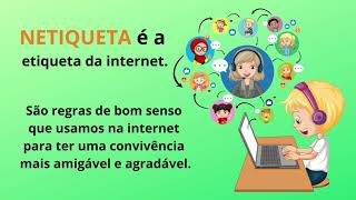 NETIQUETA  Etiqueta da Internet para os estudantes [upl. by Arenat]