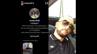 BRULUX ME MENACE ET ME RÉPOND SUR INSTAGRAM amp HAMZA SEDKI [upl. by Sev]