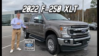 NEW 2022 F250 XLT 73L GODZILLA ColdStart Review amp Walkaround [upl. by Mathias]