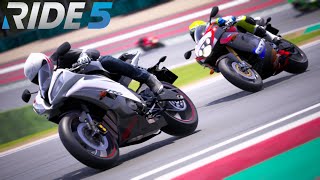 Ride 5  YAMAHA YZF R6 2015  Imola Grand Prix Circuit Race gameplay [upl. by Behka548]