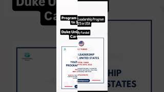 7 Day fully Funded Youth Leadership Program in USA Age 2531 Deadline 31082024 [upl. by Richart886]