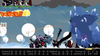 Patapon 3 Boss Manboth Lord of the Snow Field 5 w Jamsch [upl. by Shiroma]