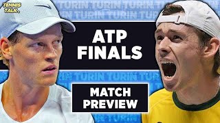 Sinner vs De Minaur  ATP Finals 2024  Tennis Preview amp Prediction [upl. by Uball]