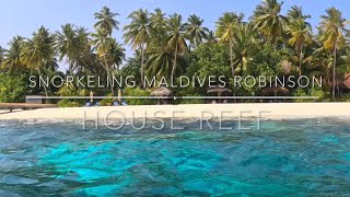 snorkeling maldives robinson house reef [upl. by Judas781]