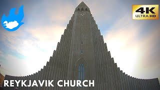 Hallgrímskirkja church  Look Inside 4K [upl. by Eiramrefinnej40]