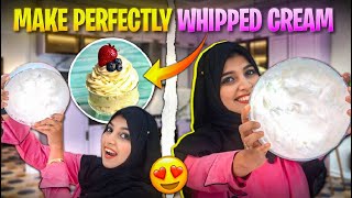 quotHow to Make Perfectly Whipped Cream Every Time  HKRs Foolproof Recipe whipped cream recipe HKR [upl. by Aehtrod349]