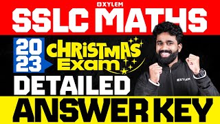 SSLC Christmas Exam  Maths  Answer Key Discussion  Xylem SSLC [upl. by Atirma]