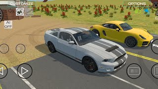 Mustang GT vs porche drag race 👿 Indian vehicles simulator 3d drag race tushudhd [upl. by Leidgam]