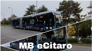 Utazás egy MercedesBenz eCitaro Fuel Cellel e8E [upl. by Bonita864]