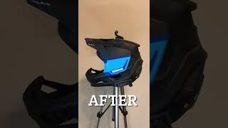 100 Trajecta Full Face Helmet Vinyl Makeover DIY [upl. by Anuahsed]