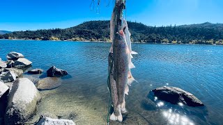 Lake Hemet  Fishing amp Enjoin trout season [upl. by Kcirreg]