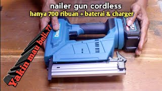 review nailer gun cordless dagmara [upl. by Ennairek]