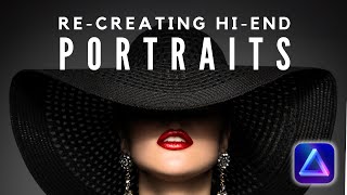 Recreating HIGH END PORTRAITS In Luminar Neo [upl. by Bor]