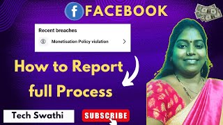 How to send Report to Facebook for Monitization Impact Problem Flagged behavior [upl. by Devy]