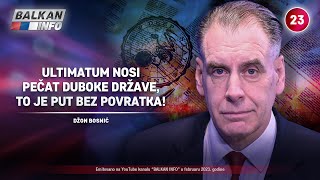 INTERVJU Džon Bosnić  Ultimatum nosi pečat duboke države to bi bio put bez povratka 1222023 [upl. by Bartley]