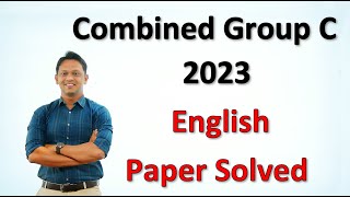 Group C 2023 English Explanation  Combined C  mpscenglish maheshpatil mpsccombined [upl. by Clementia]