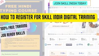 How to do TraineeLearner Registration on SKILL INDIA DIGITAL Portal  PMKVY 40  hindi skills [upl. by Epifano443]