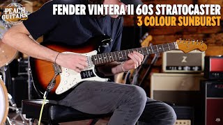 Fender Vintera II 60s Stratocaster  Rosewood  3Colour Sunburst [upl. by Anevad]