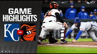 KANSAS CITY ROYALS 10 BALTIMORE ORIOLES  MLB  MEJORES JUGADAS  HIGHLIGHTS 10012024 [upl. by Blackmun]