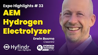 Expo Highlights  AEM Hydrogen Electrolyzer  Hyfindr Bosma [upl. by High]