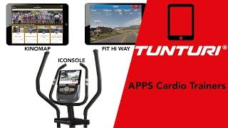 Tunturi Apps  Kinomap  Fit Hi Way  Iconsole NL [upl. by Teria]