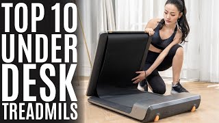 Top 10 Best Under Desk Treadmills 2021  Folding Treadmill  Walking Pad Cardio Fitness Exercise [upl. by Sirehc585]