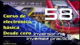 curso de electrónica básica desde cero  Basic electronics course 58 operacionales práctico [upl. by Steinway394]