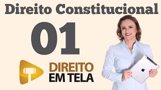 Direito Constitucional  Aula 01  Objeto do Direito Constitucional [upl. by Alvy]