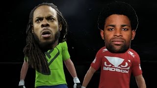 Richard Sherman VS Michael Crabtree  EA Sports UFC [upl. by Maudie]