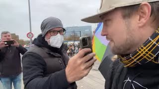 quotStabil bleiben Den Rechtsruck stoppenquot Antifa Wiesbaden HBF 161124 [upl. by Ennasor]