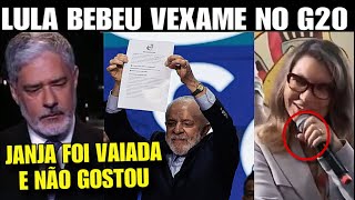 JANJA E LULA BEBADOS NO G20 FALARAM DEMAIS E O FIASCO FOI GRANDE NA GLOB0 [upl. by Llednil986]