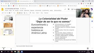 La Colonialidad del Poder Anibal Quijano EJE III [upl. by Lyudmila]