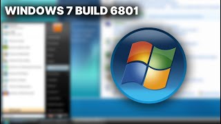 Windows 7 Build 6801  Install and Overview [upl. by Sorac663]