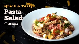 Pasta Salad  Pasta Mayo Salad  Salad Recipes  15 Minutes Recipes  Cookd [upl. by Aivatnohs]