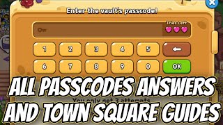 All Vaults Passcodes Answers and Town Square Center Full Guide [upl. by Houlberg]