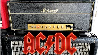 Marshall Plexi 1959HW ACDC [upl. by Eimac]