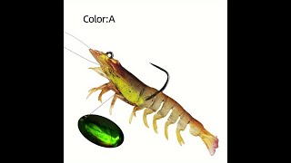 Realistic Shrimp Lure With Hook [upl. by Neelac472]