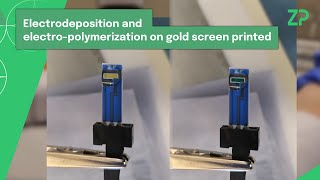 Electrodeposition and electropolymerization on gold screen printed [upl. by Seigel]