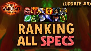 Progressive Tierlist  RANKING ALL SPECS amp CLASSES  The War Within BETA [upl. by Sprague]