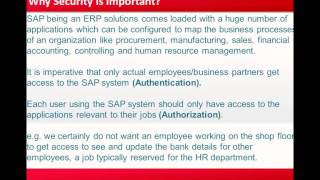 01 Introduction to SAP Security [upl. by Leatri]