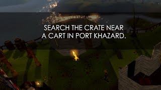 Search the crate near a cart in Port Khazard [upl. by Suqram]