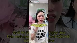 Quỳnh Trần chủ Ecochic bật khóc trên live vì cmt toxic quá nhiều [upl. by Ahtram]