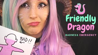 ASMR  FRIENDLY DRAGON  A Badness Emergency  Personal Attention Energy Plucking amp More [upl. by Iover]