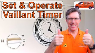 How To Operate and Adjust Your Vaillant 24 Hour Time Switch Easy to Follow Sep By Step [upl. by Edya]